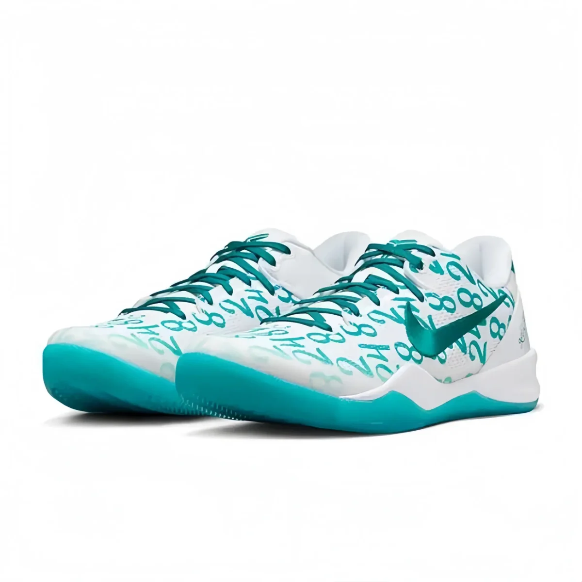 Nike Nike Air Max Mamba White/Turquoise Sneakers White - 1
