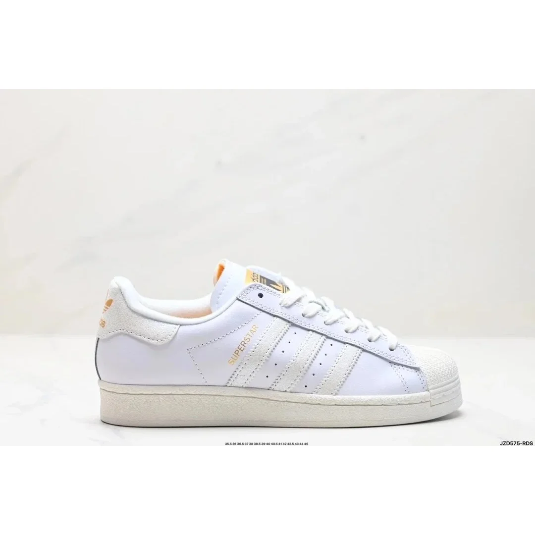 Adidas Adidas Superstar White Gold Sneakers White - 1