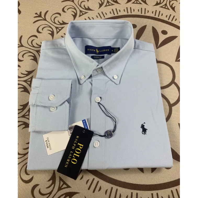 Polo Ralph Lauren Ralph Lauren Light Blue Button-Down Shirt Blue - 1