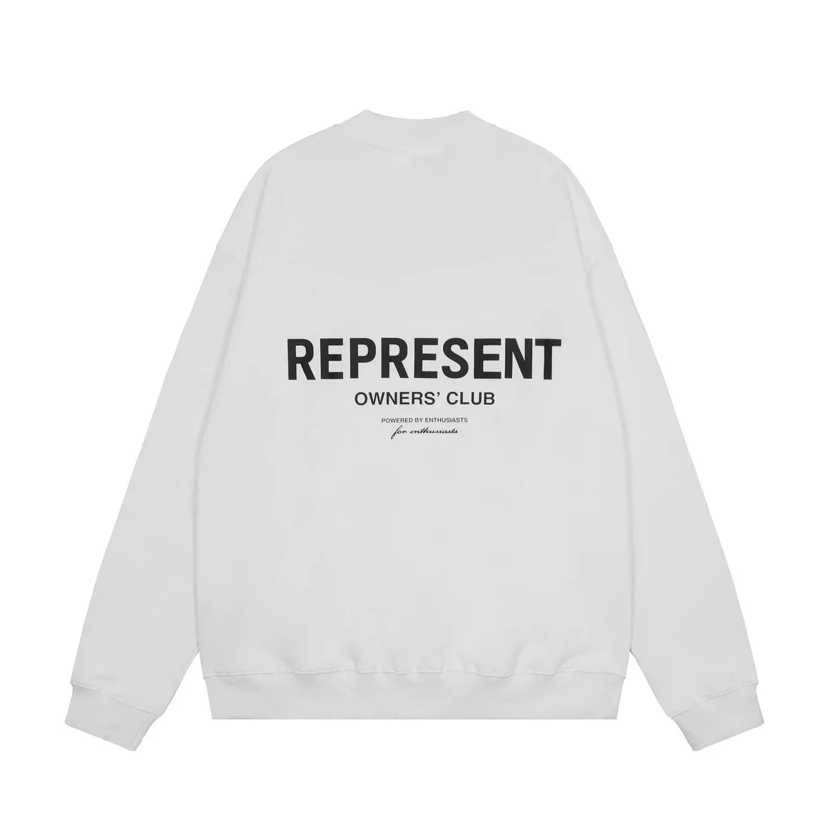 Represent Represent Owners Club White Oversized Sweatshirt White - 1