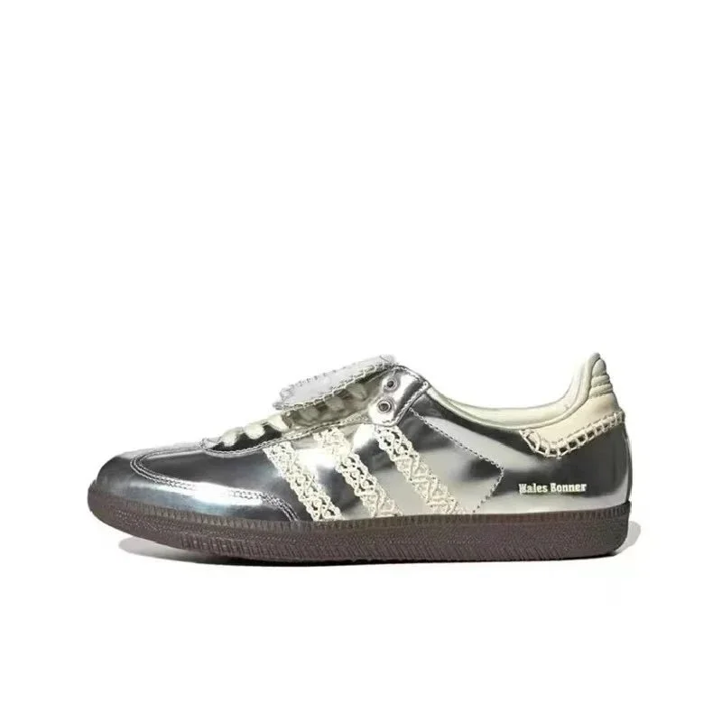 Adidas Adidas Samba Silver Lace Sneakers Silver - 1