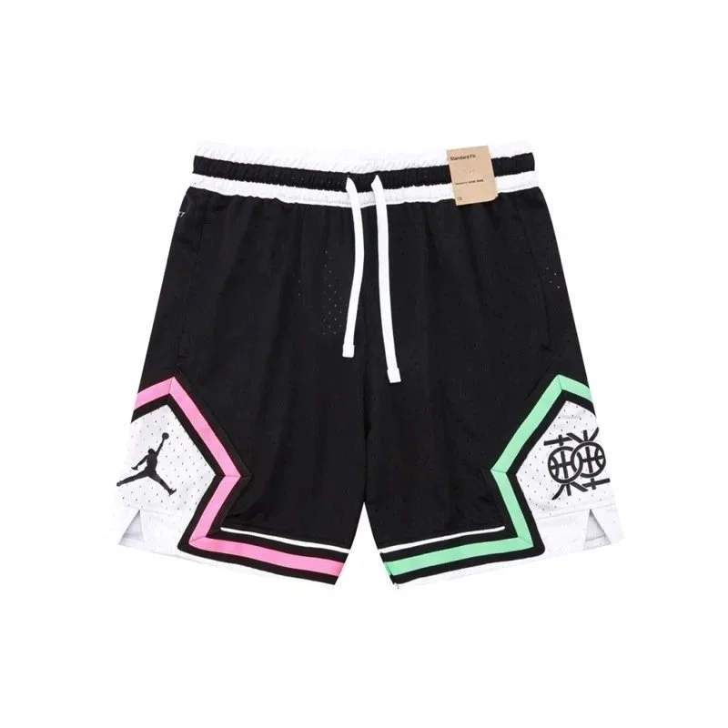 Jordan Nike Air Jordan Shorts Black Pink Green Black - 1