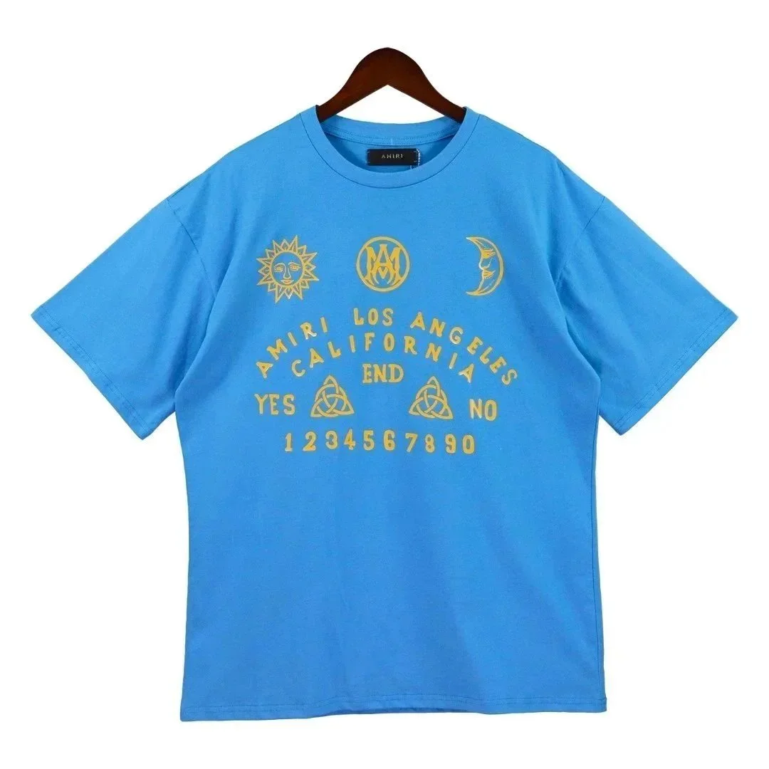 Amiri Amiri Blue Ouija Board Print T-Shirt Blue - 1