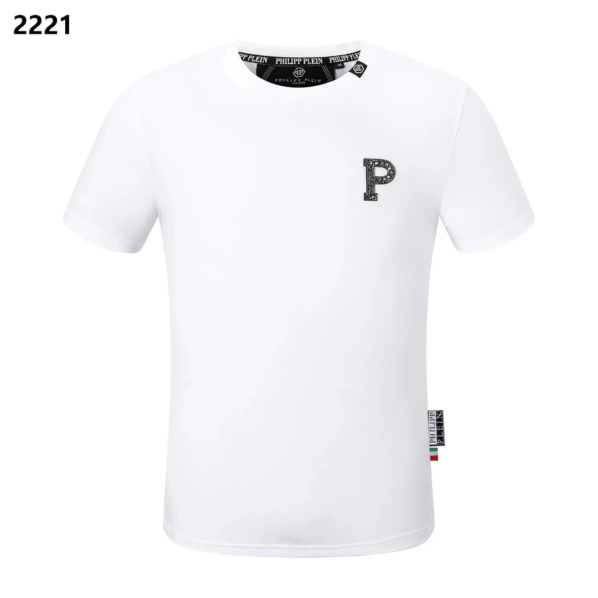 Philipp Plein Philipp Plein White 'P' Logo T-Shirt White - 1