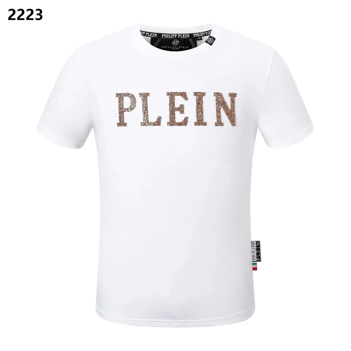Philipp Plein Philipp Plein White 'PLEIN' Logo T-Shirt White - 1