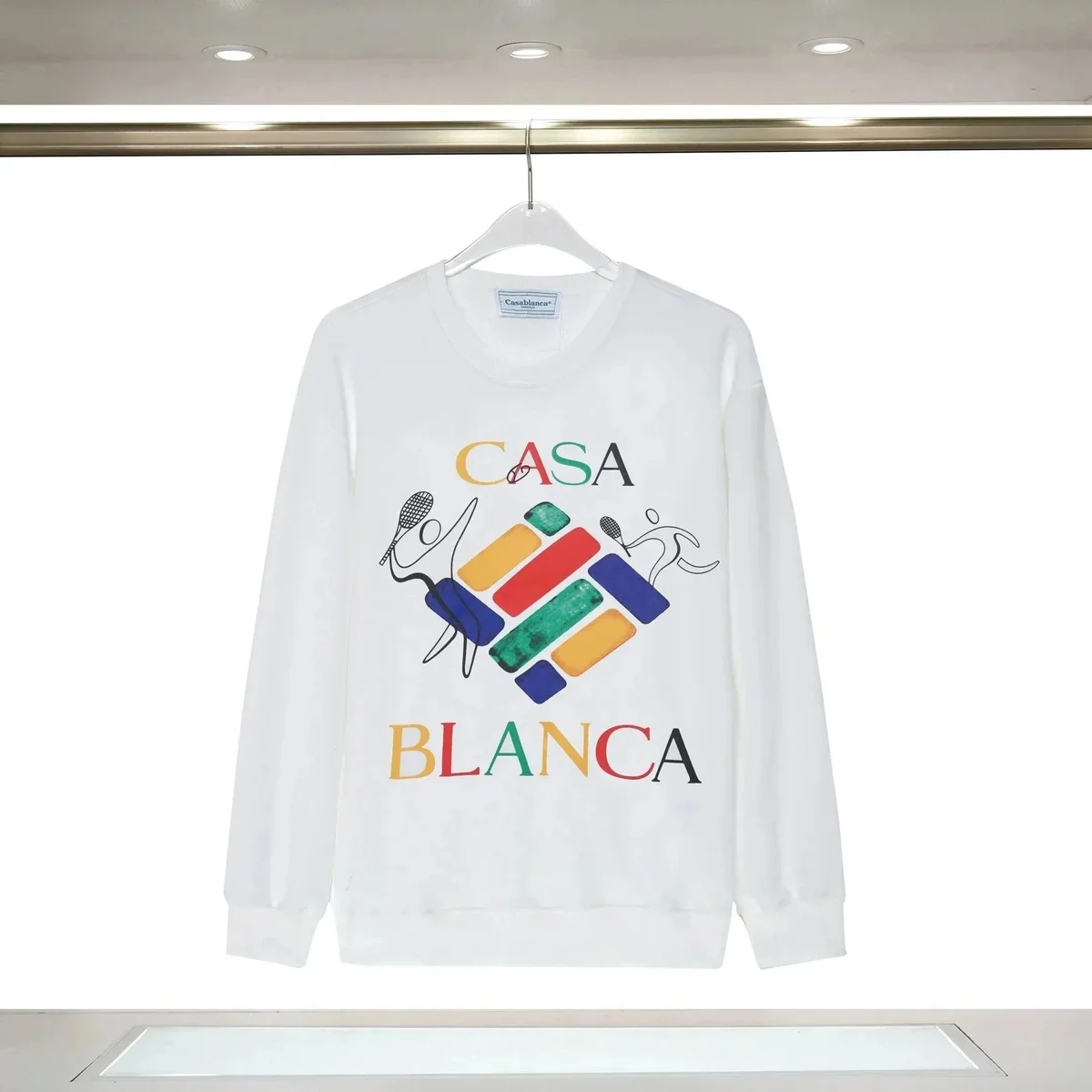 Casablanca Casablanca Casa Blanca White Graphic Sweatshirt White - 1