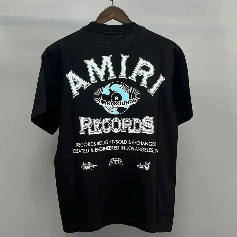 Amiri Amiri Black 'AMIRI RECORDS' T-Shirt Black - 1