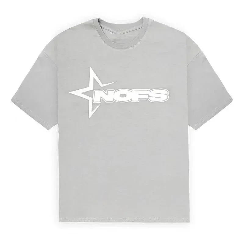 NOFS NOFS Star Logo Grey T-Shirt Grey - 1