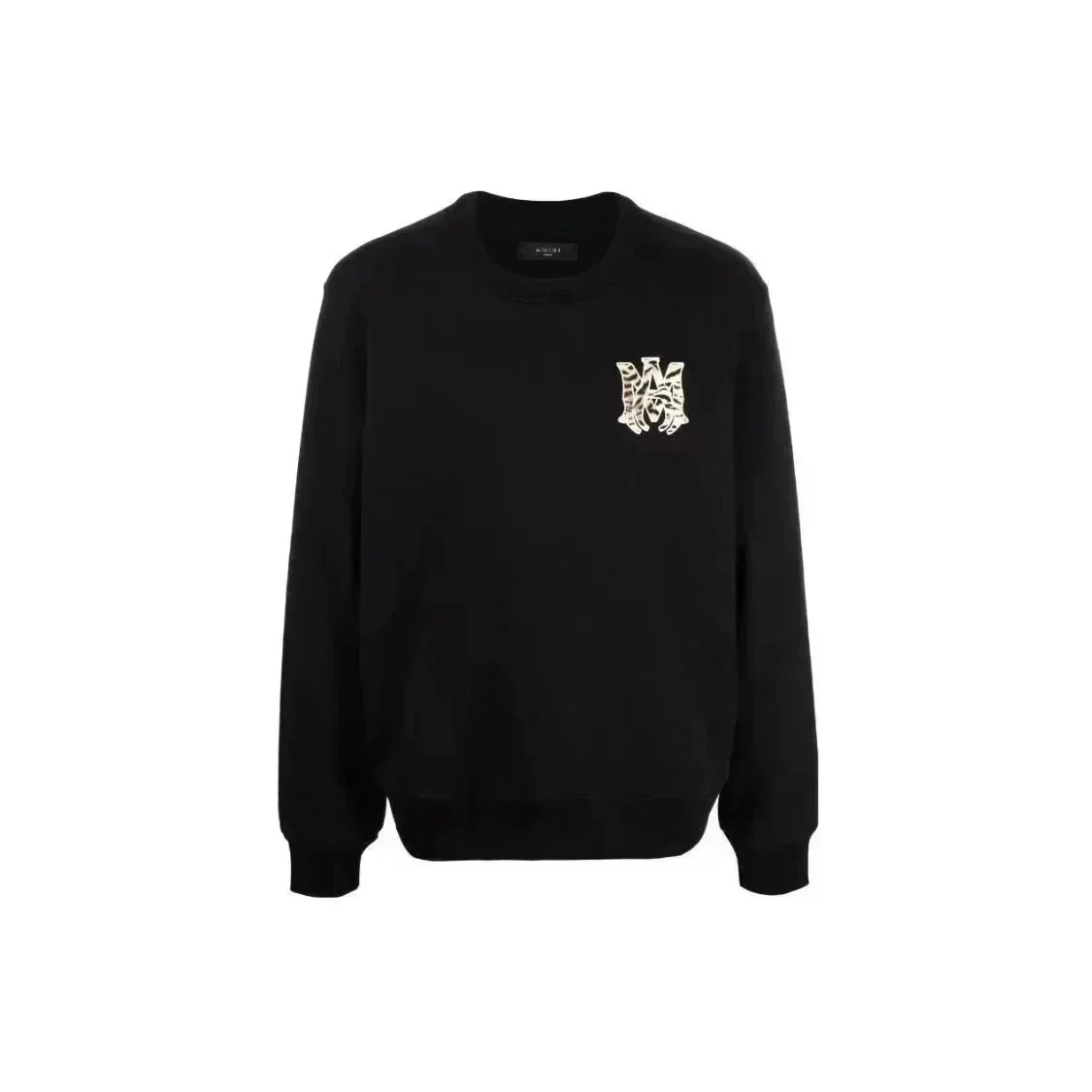 Amiri Amiri Black 'M' Embroidered Sweatshirt Black - 1
