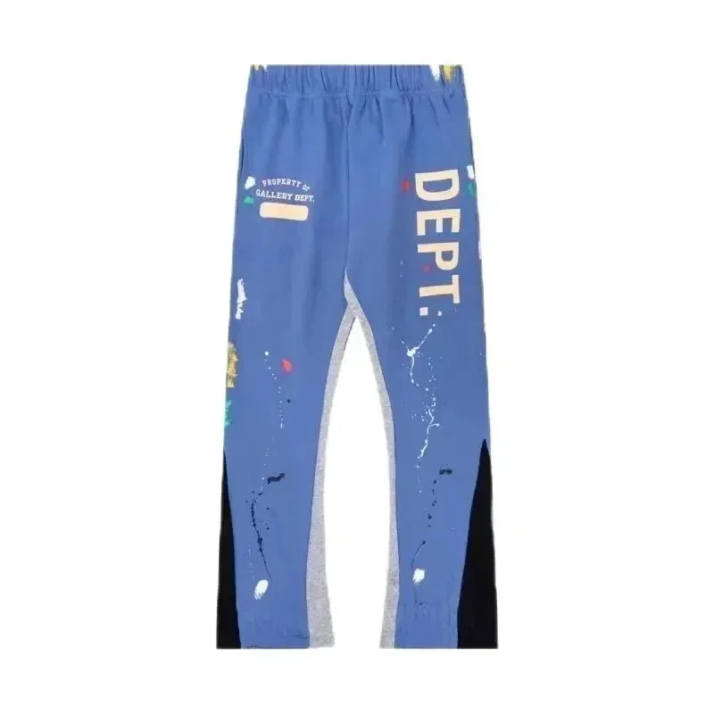 Gallery Dept. Gallery Dept. Art That Kills Blue Paint Splatter Pants Blue - 1