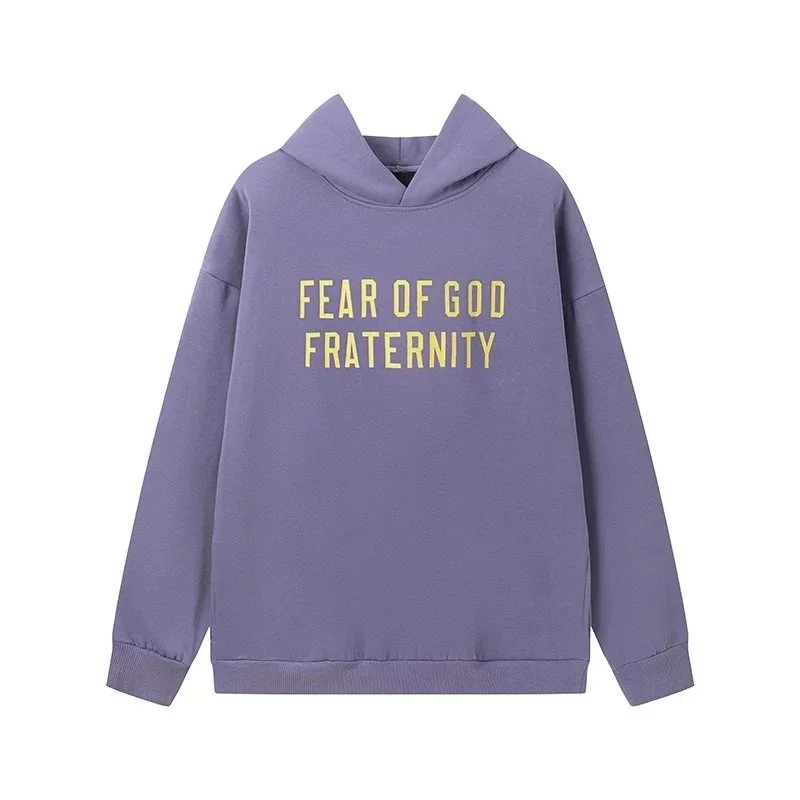 Fear of God Fear of God Fraternity Purple Hoodie Purple - 1