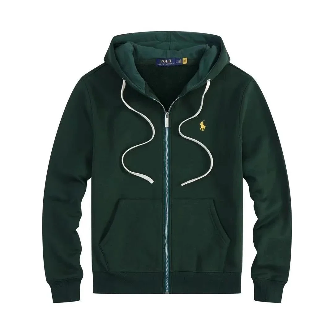 Polo Ralph Lauren Polo Ralph Lauren Green Zip-Up Hoodie Navy - 1