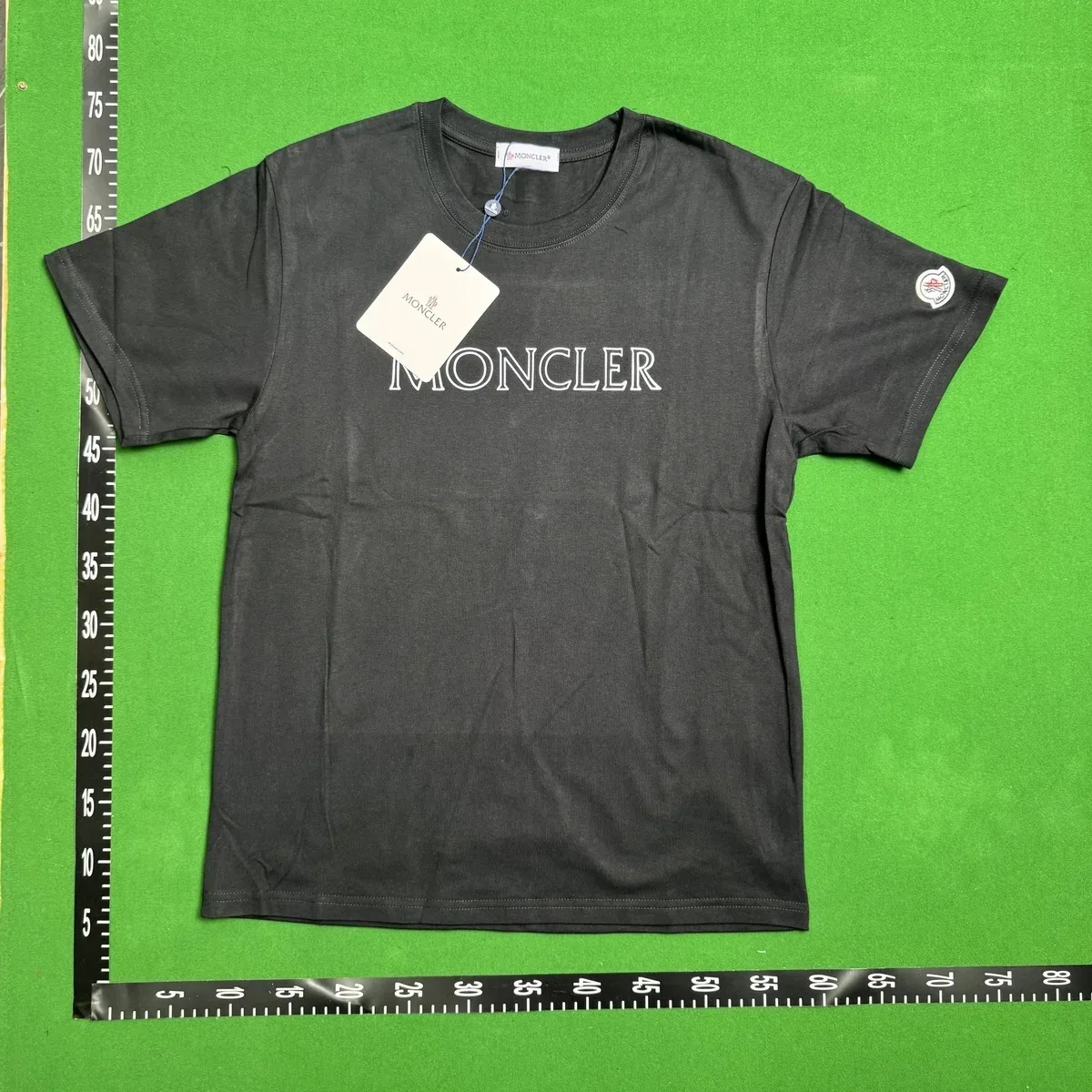 Moncler Moncler Black Logo T-Shirt Black - 1