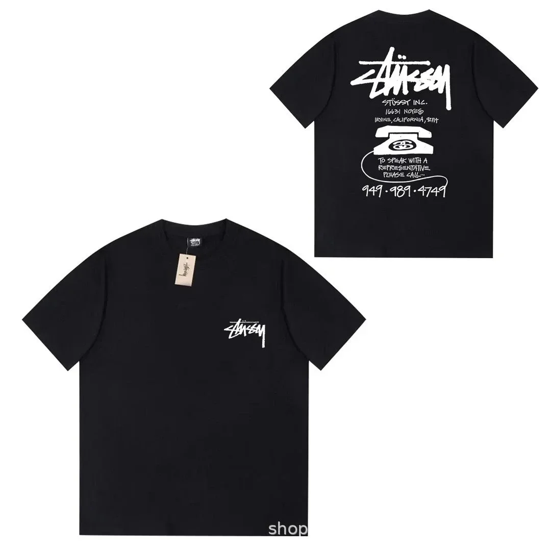 Stussy Stüssy Black Logo T-Shirt Black - 1