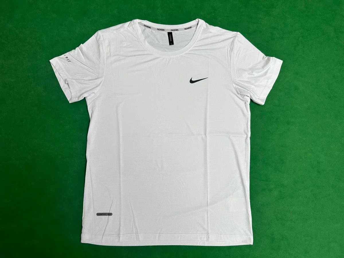 Nike Nike White Dri-FIT T-Shirt White - 1