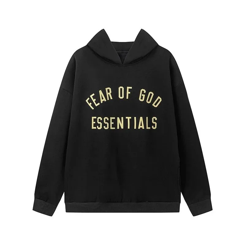 Fear of God Fear of God Essentials Black Hoodie Black - 1