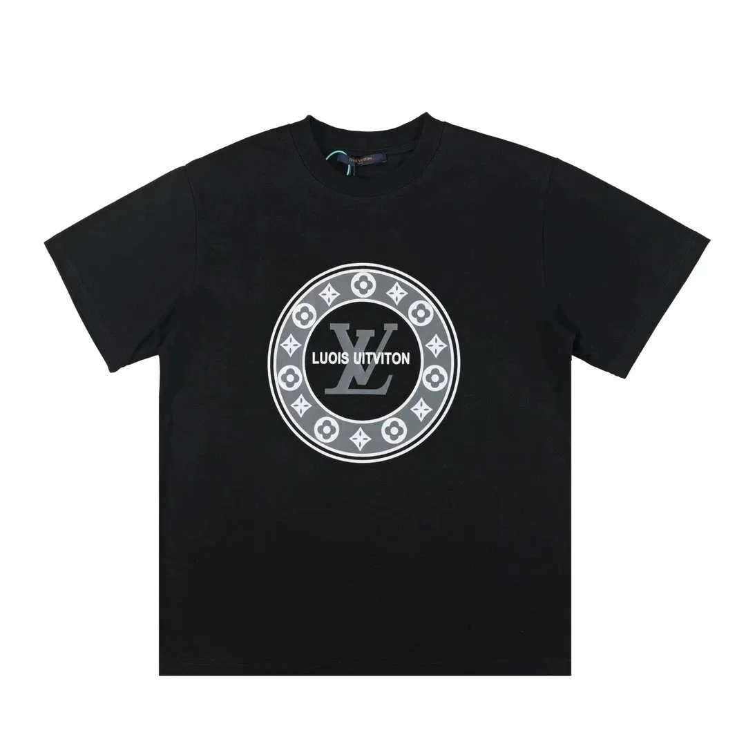Louis Vuitton Louis Vuitton Monogram Circle T-Shirt Black Black - 1