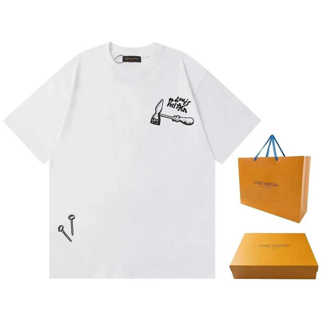 Louis Vuitton Louis Vuitton Tool Print White T-Shirt White