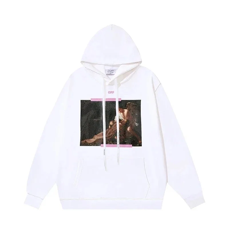 Off-White Off-White Out Of Office Hoodie White Art Print White - 1