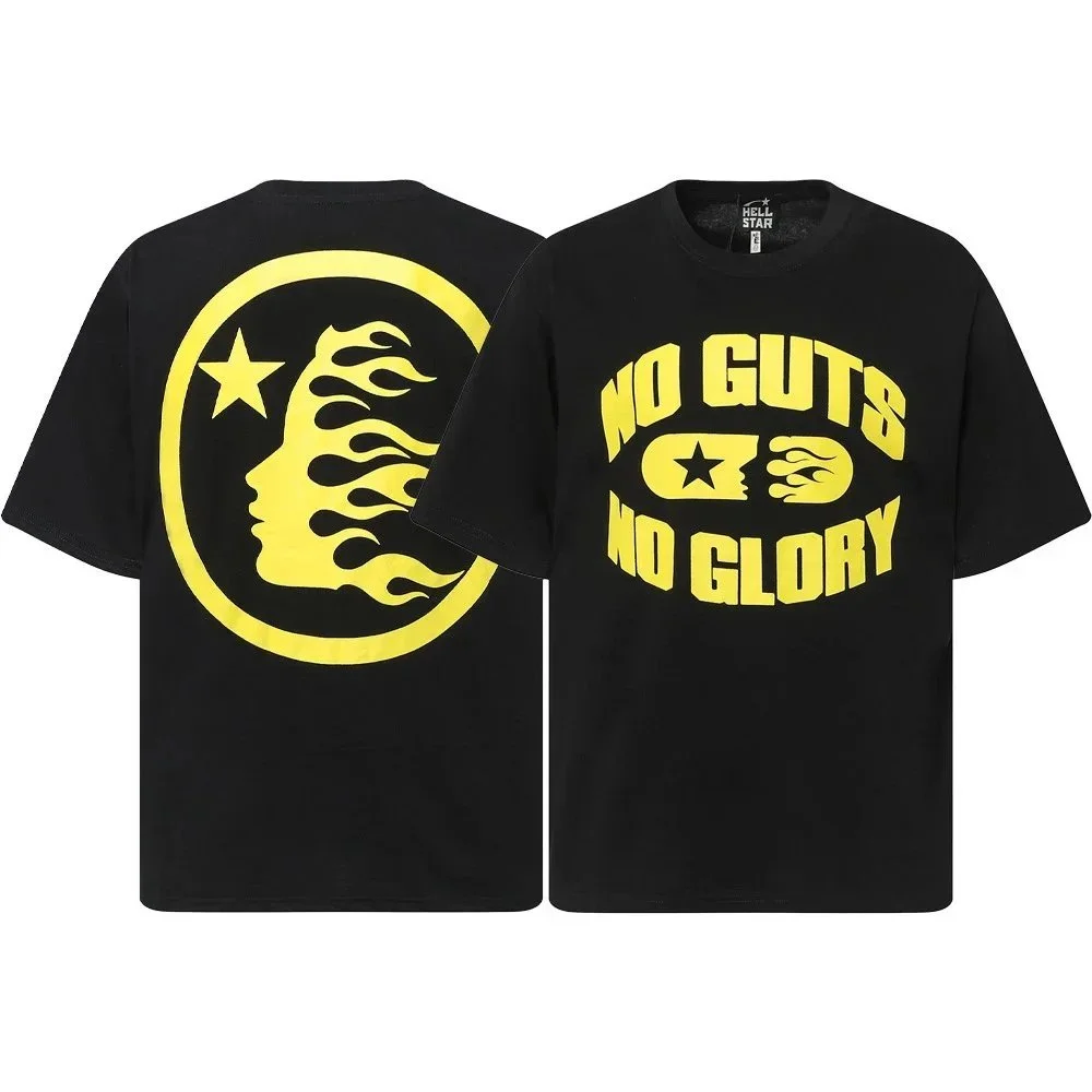 Hellstar Hellstar No Guts No Glory Black T-Shirt Black - 1