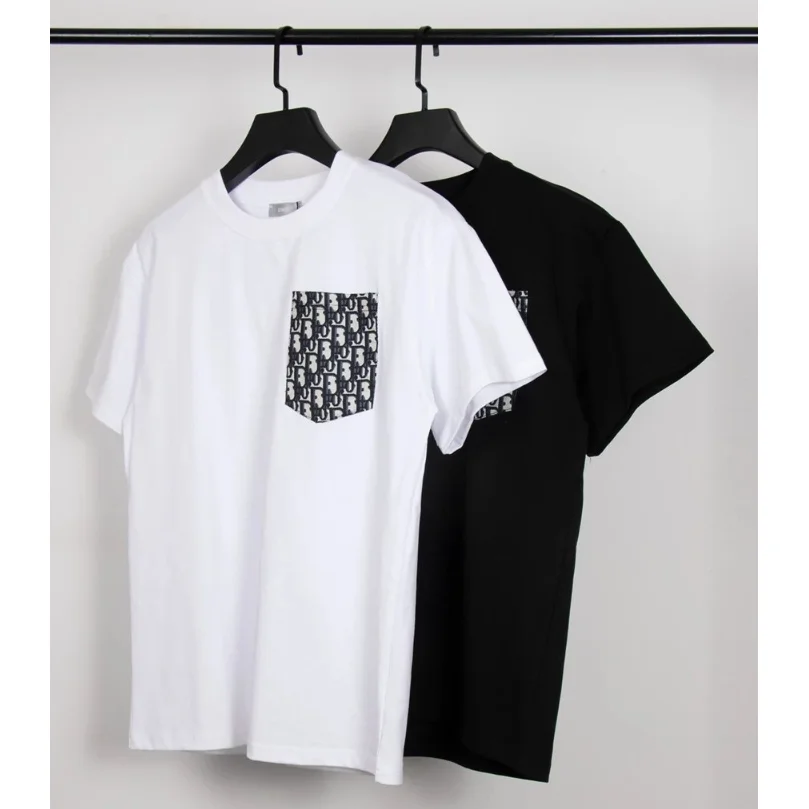 Dior Dior Oblique Pocket T-Shirt White/Black White - 1