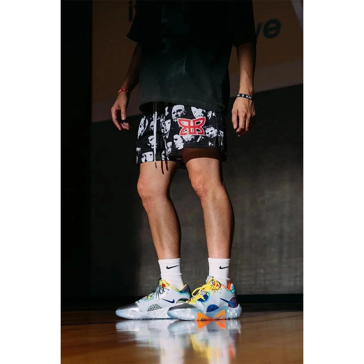 Jordan Nike Air Jordan Wings Shorts Black/White Black - 1