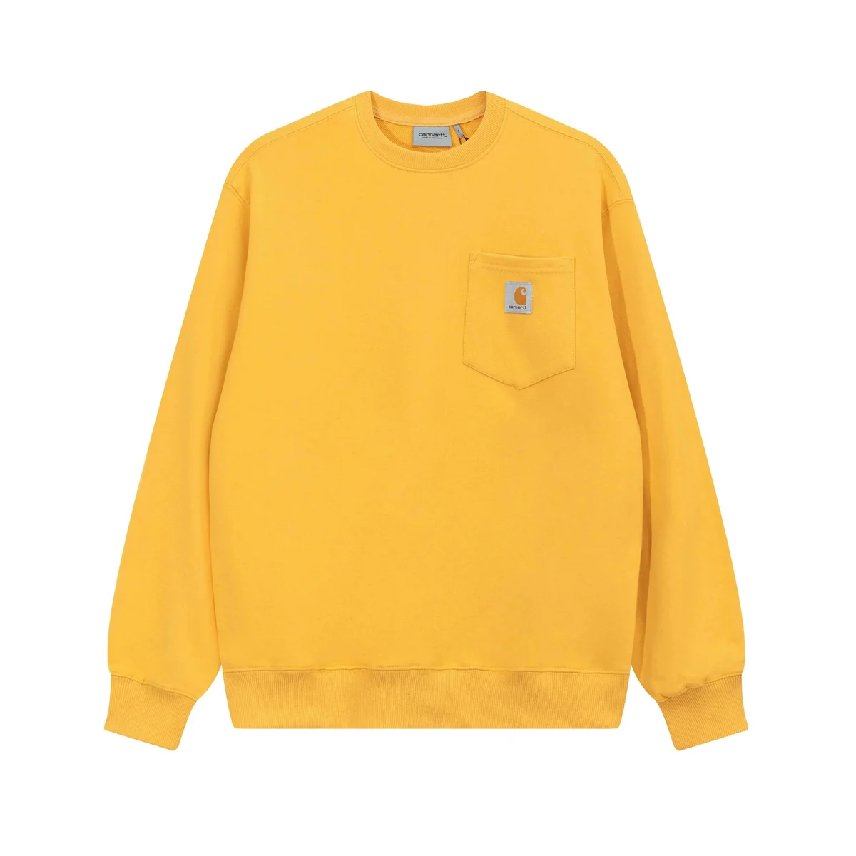 Carhartt Carhartt Yellow Pocket Crewneck Sweatshirt Yellow - 1