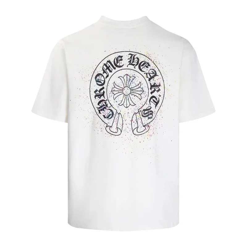 Chrome Hearts Chrome Hearts White Floral Cross T-Shirt White - 1