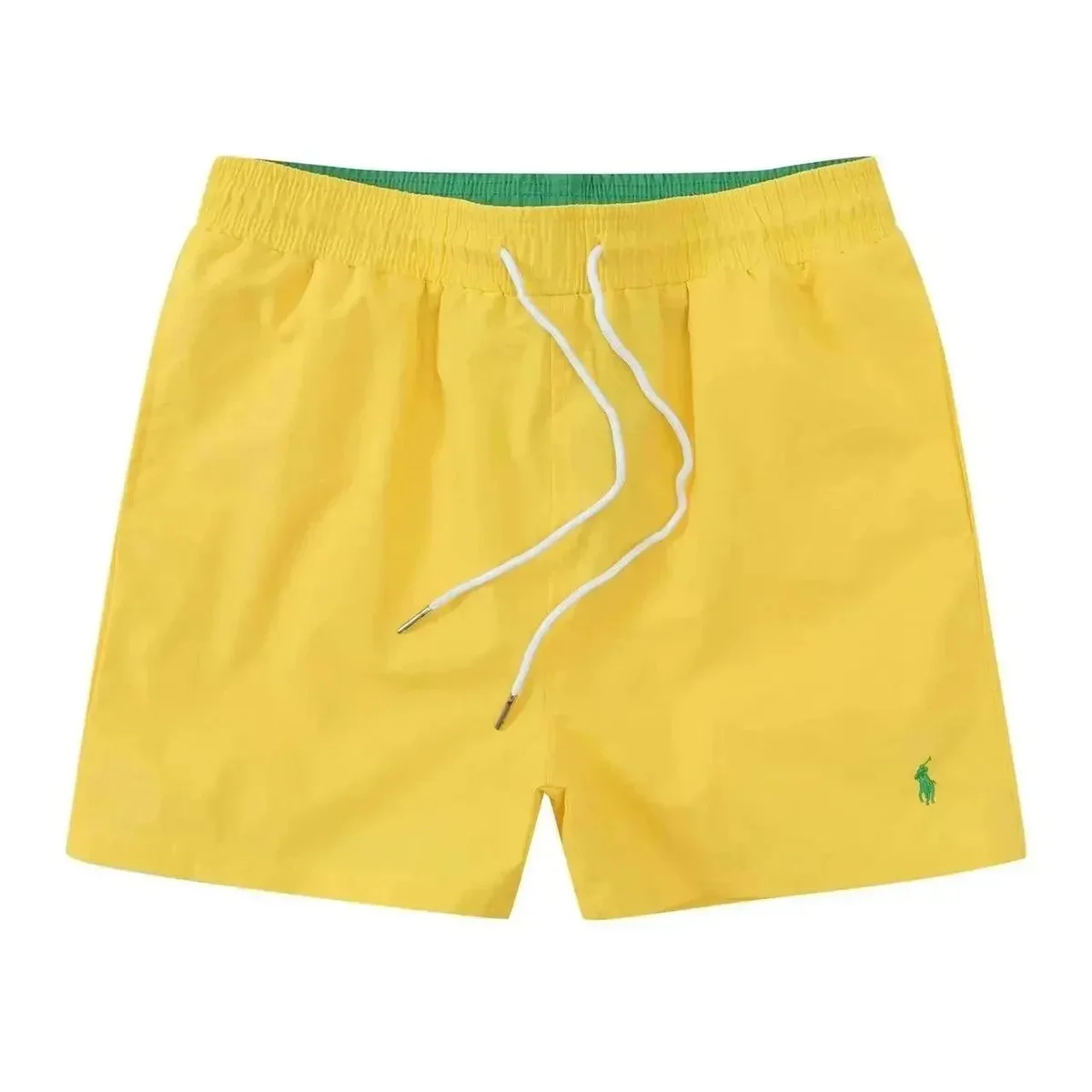 Polo Ralph Lauren Polo Ralph Lauren Yellow Shorts with Green Pony Logo Yellow - 1