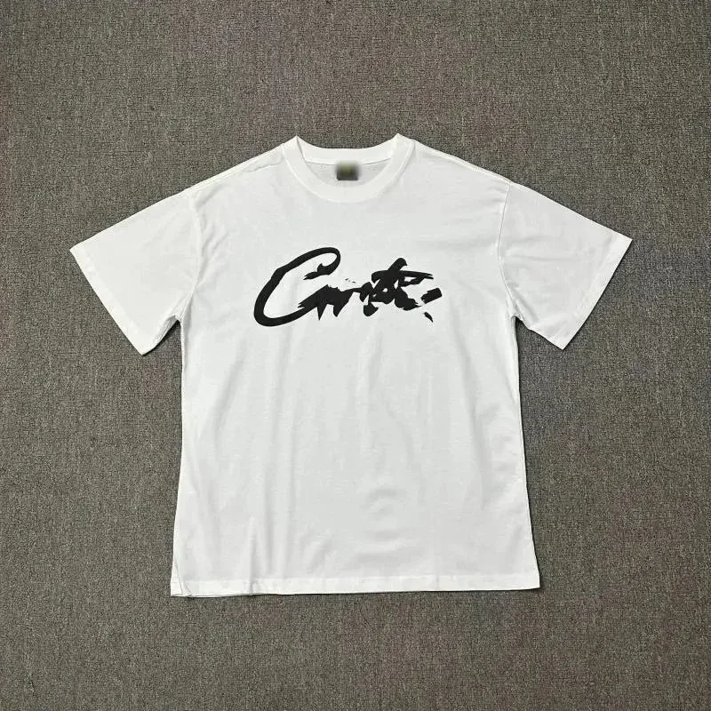 Other Unisex White 'Critic' Script T-Shirt White - 1