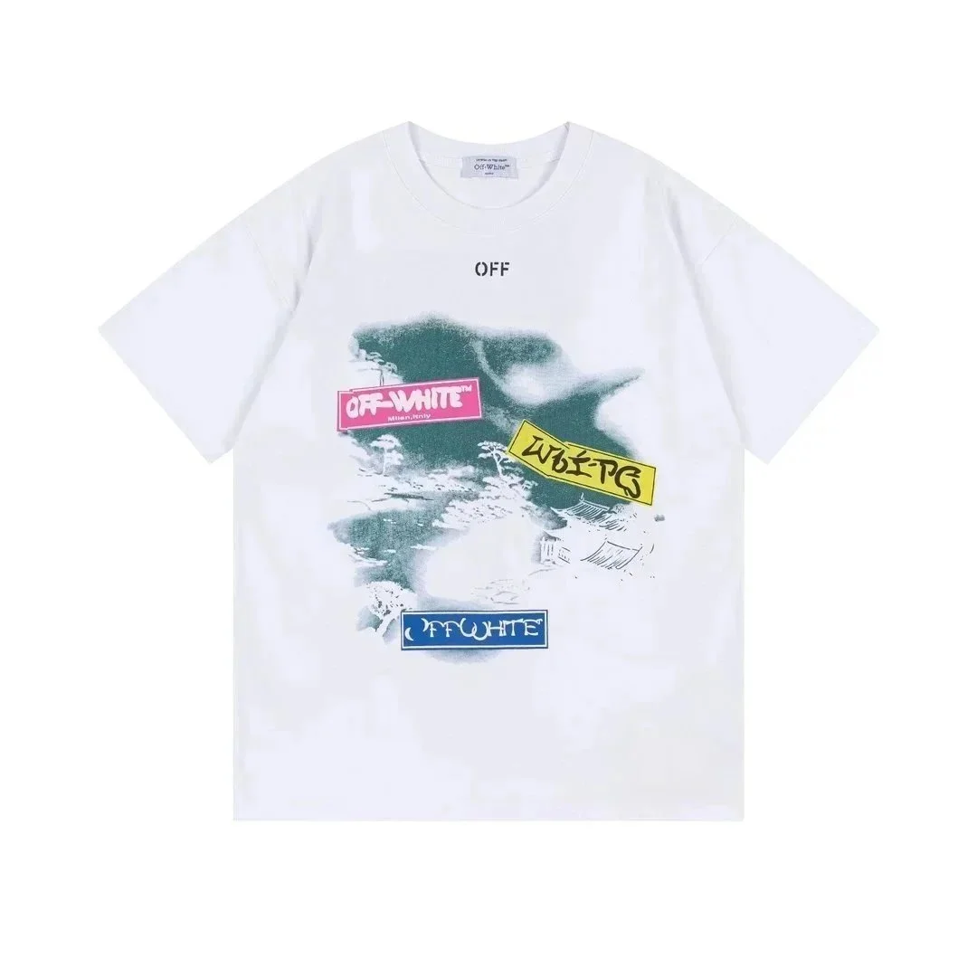 Off-White Off-White White Graphic T-Shirt White - 1