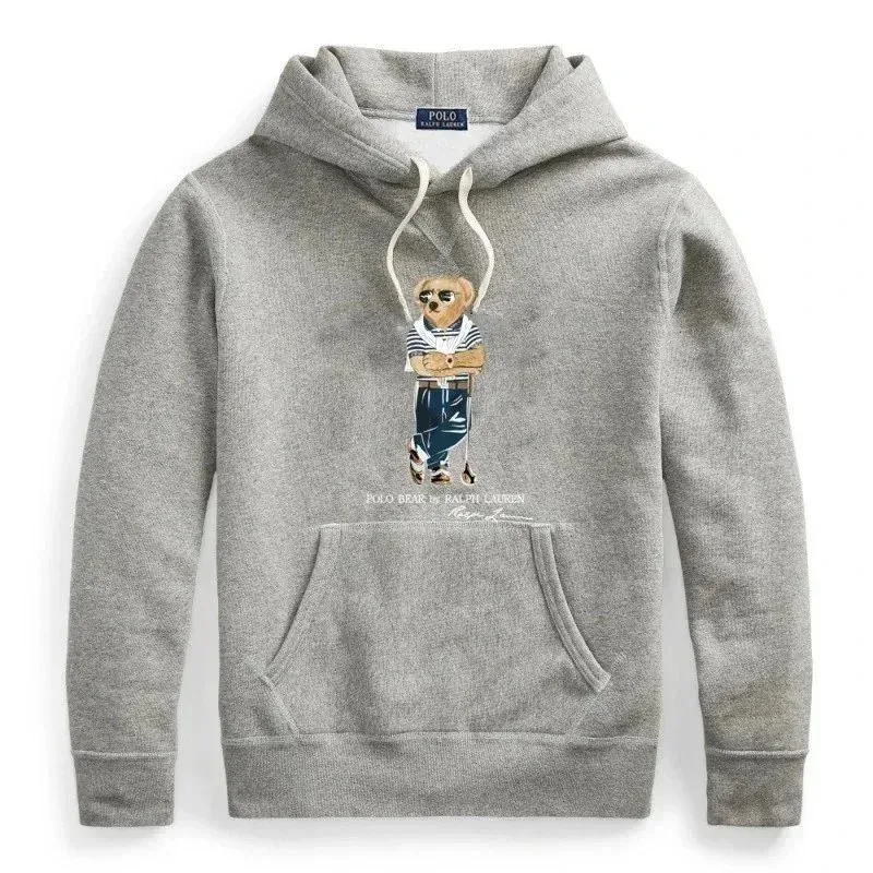 Polo Ralph Lauren Polo Ralph Lauren Polo Bear Grey Hoodie Grey - 1