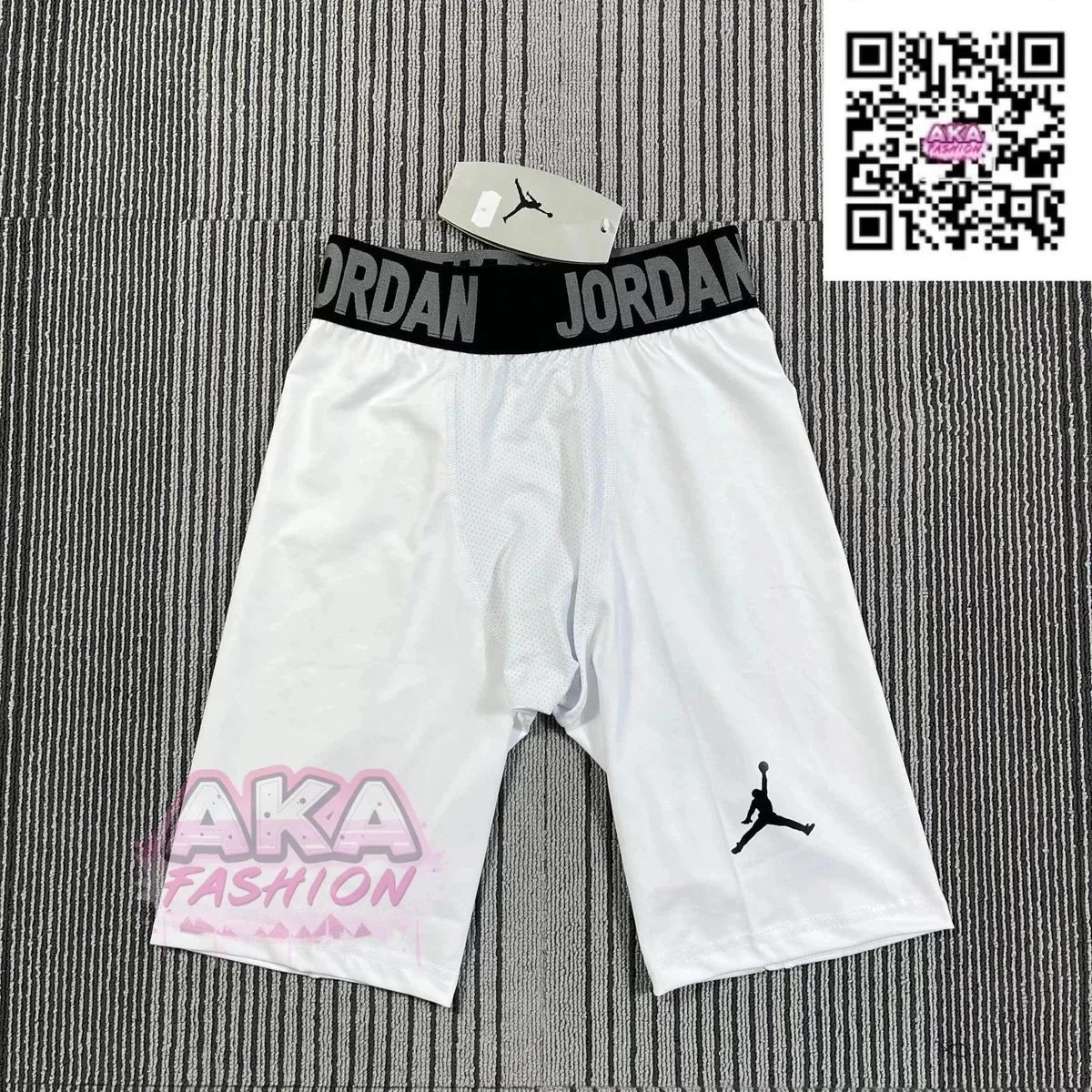 Jordan Nike Air Jordan Shorts White Black White - 1