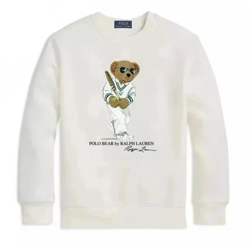 Polo Ralph Lauren Polo Ralph Lauren Polo Bear White Crewneck Sweatshirt White - 1