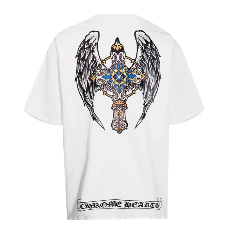 Chrome Hearts Chrome Hearts Winged Cross White T-Shirt White - 1