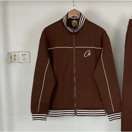 Essentials Co-ord Set with Embroidered 'G' Logo Brown Tracksuit Brown - 1