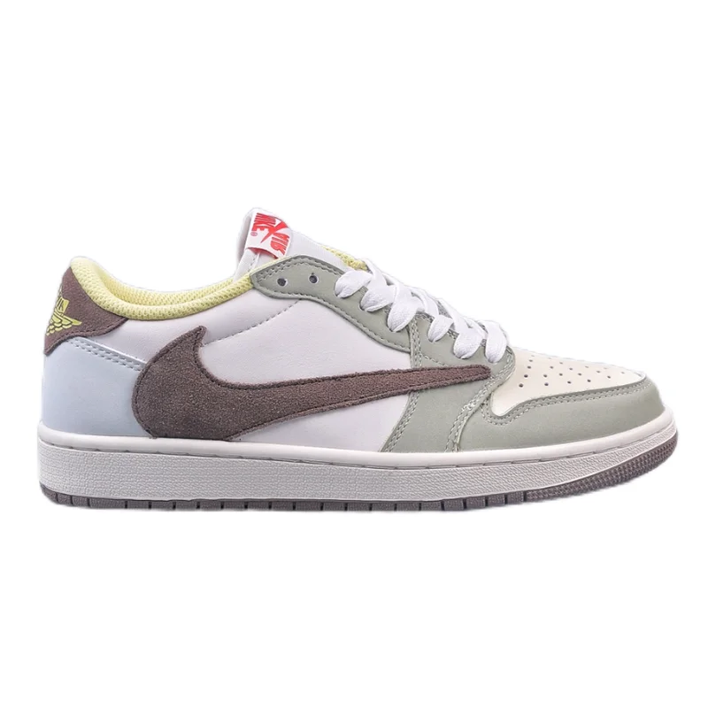 Jordan Nike Air Jordan 1 Low 'Travis Scott' Sneakers White - 1