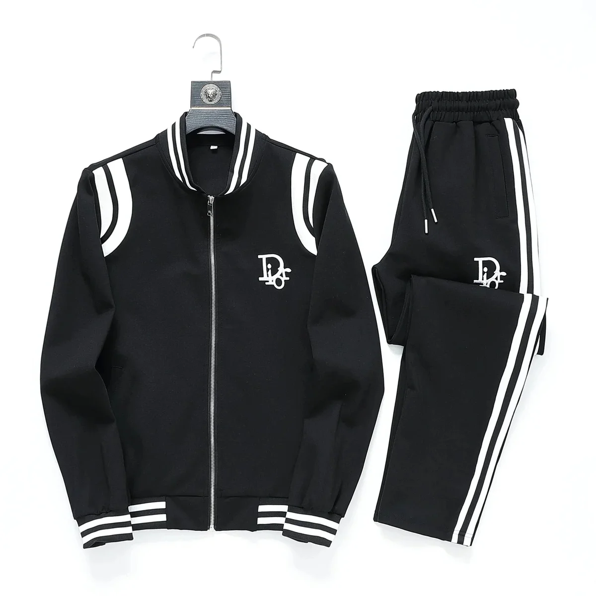 Dior Dior Black & White Logo Tracksuit Set Black - 1
