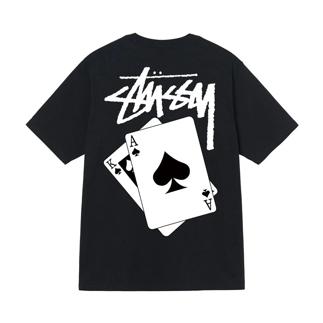 Stussy Stussy Black Ace of Spades T-Shirt Black - 1