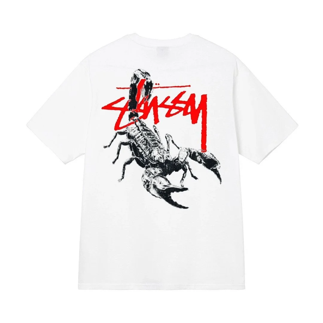 Stussy Stussy Scorpion Graphic T-Shirt White White - 1