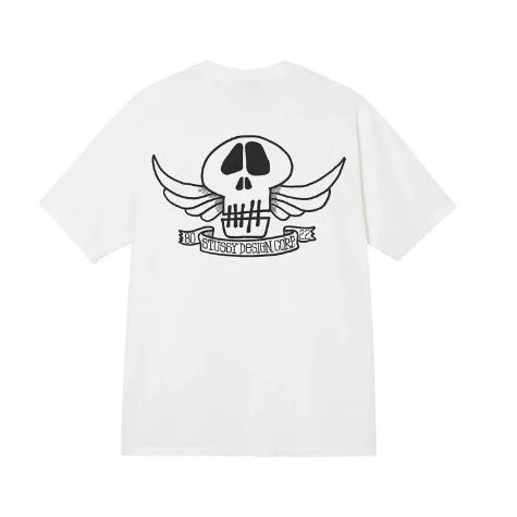 Other White Winged Skull T-Shirt White - 1