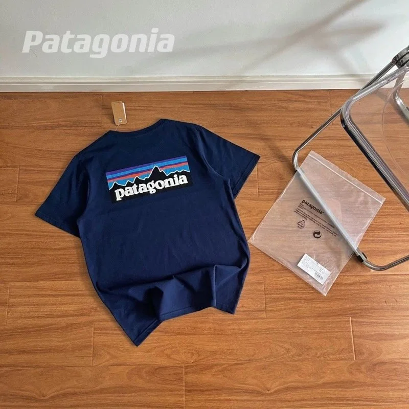 Patagonia Patagonia P-6 Logo T-Shirt Navy Navy - 1