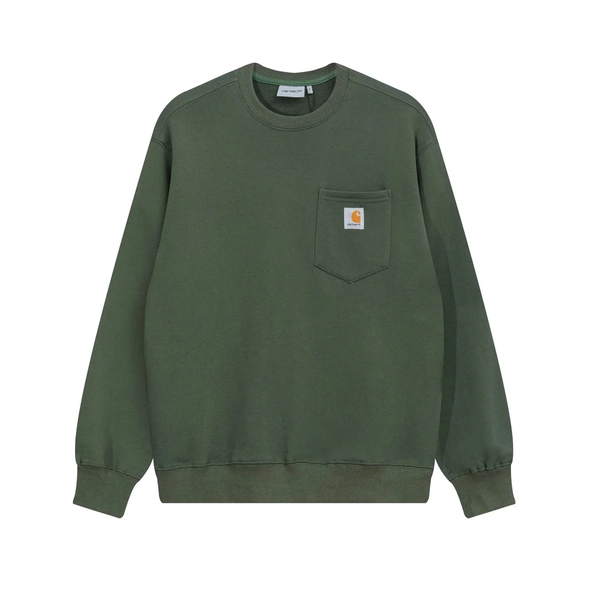 Carhartt Carhartt Pocket Sweatshirt Olive Green Green - 1