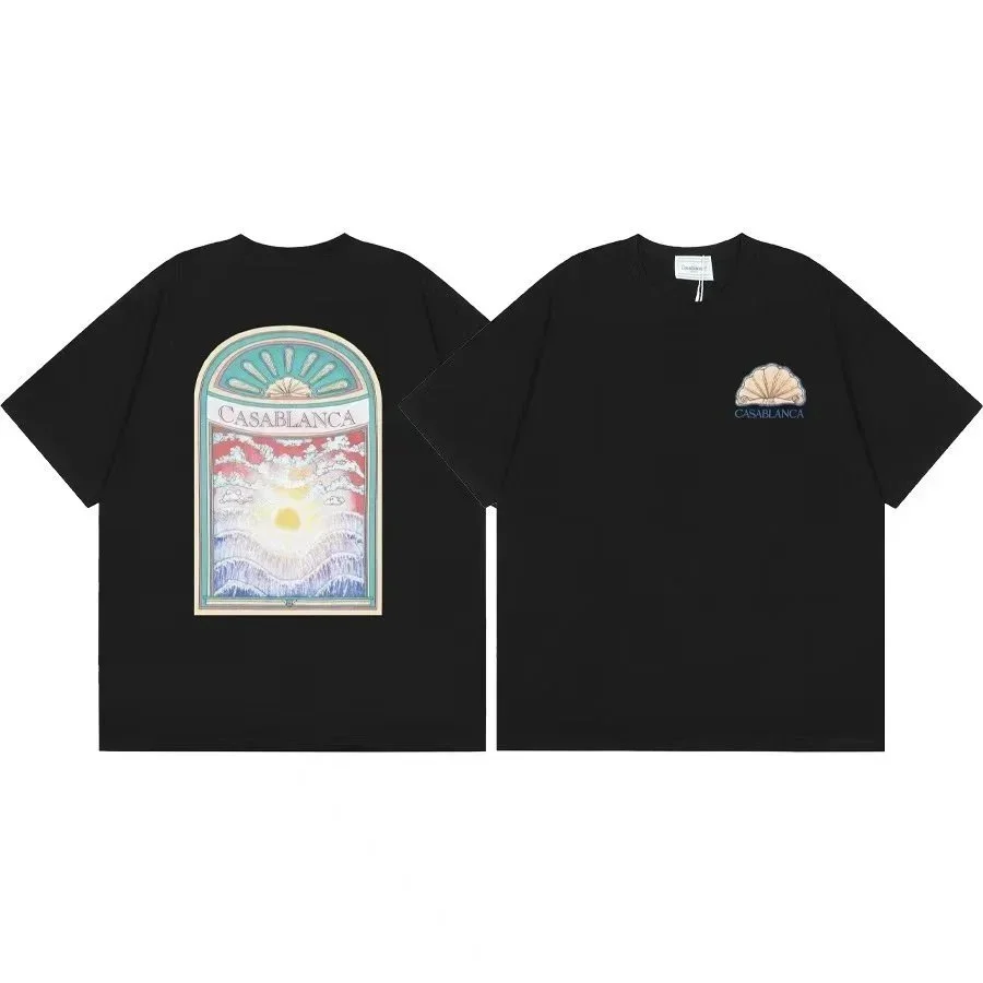 Casablanca Casablanca Black 'Casablanca' Graphic T-Shirt Black - 1