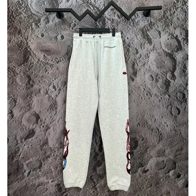 A Bathing Ape A Bathing Ape BAPE STA Grey Sweatpants with Embroidered Design Grey - 1