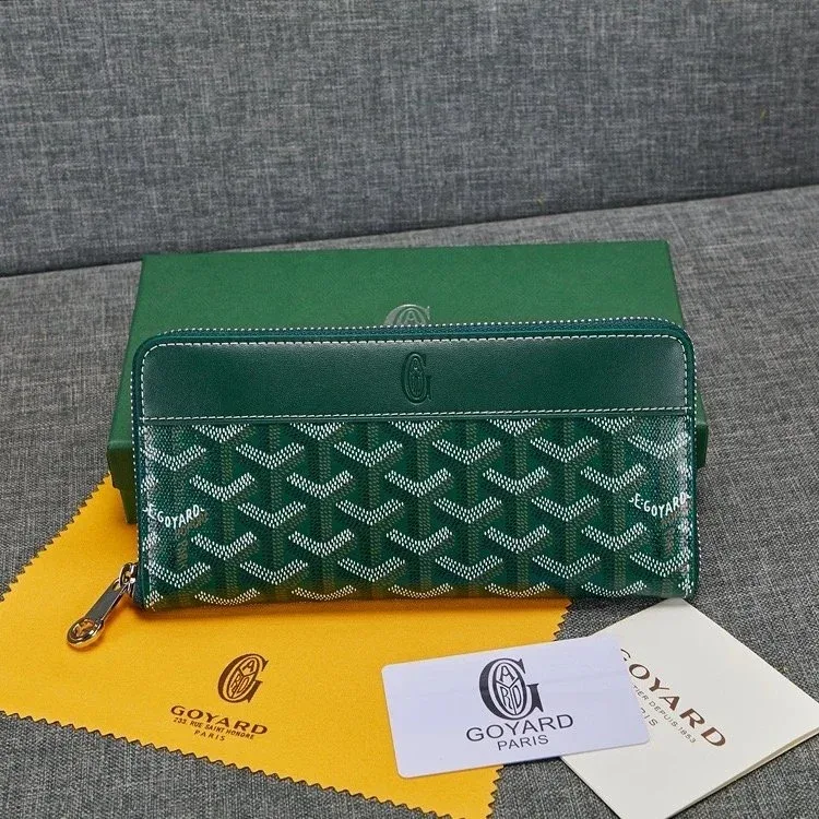 Goyard Goyard Saint Louis Green Leather Wallet Green - 1