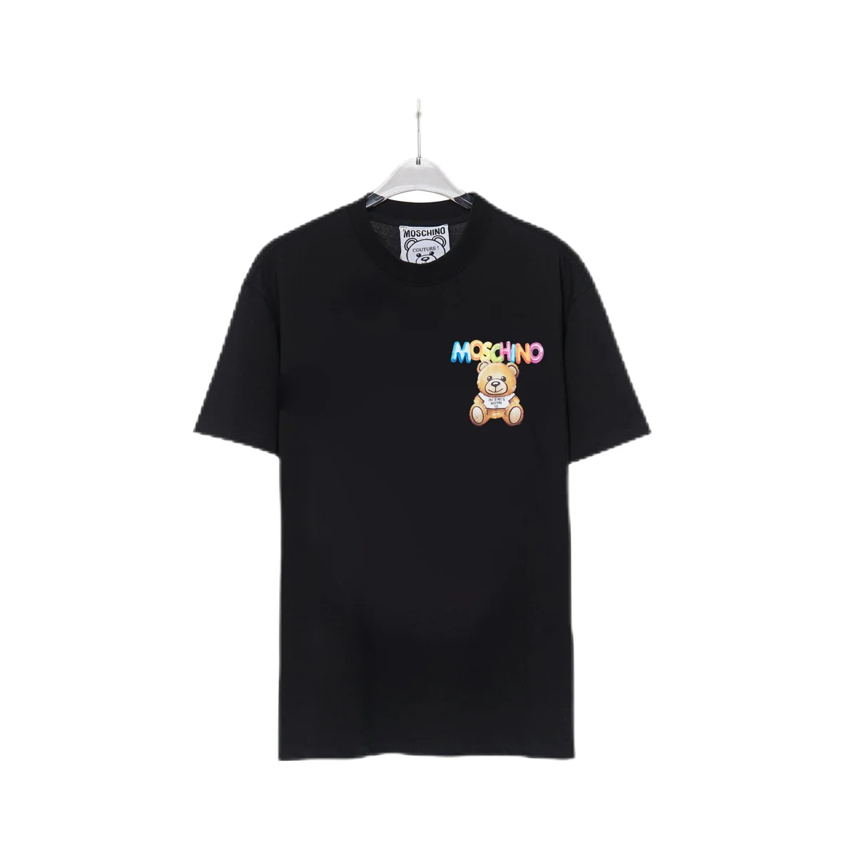 Moschino Moschino Bear Logo Black T-Shirt Black - 1