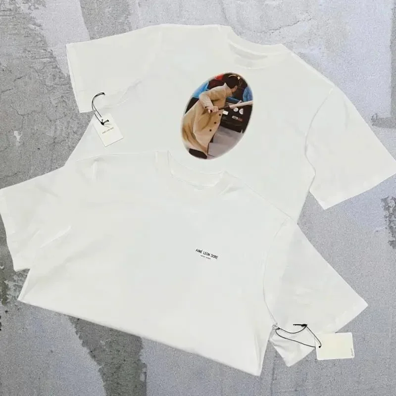 Aimé Leon Dore Aimé Leon Dore White Graphic T-Shirt White - 1