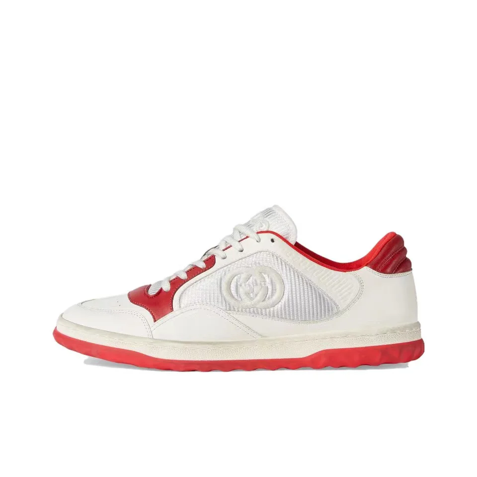 Gucci Gucci GG Marmont White & Red Sneakers White - 1