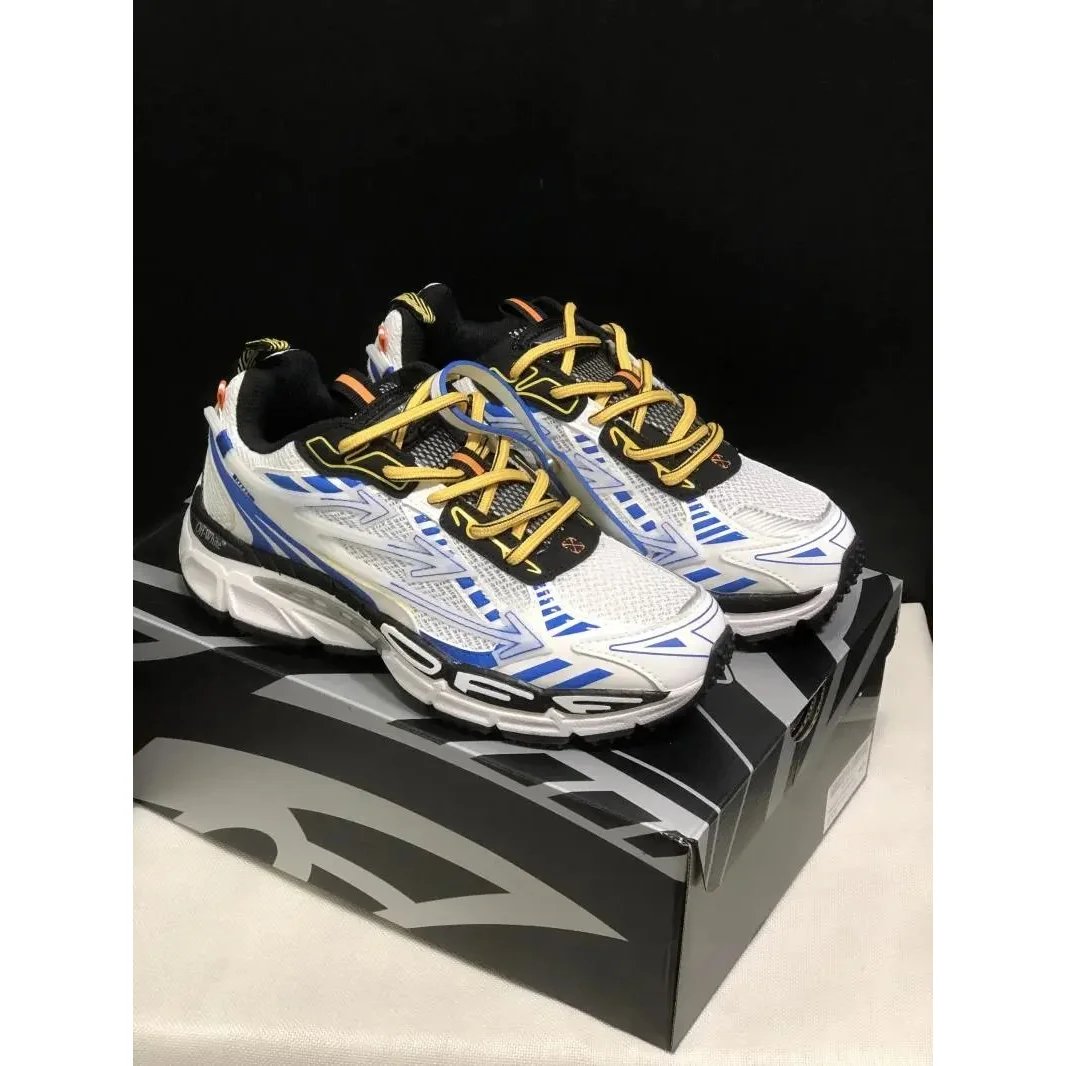 Off-White Off-White Out Of Office Sneakers White/Blue/Yellow White - 1